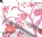 Peony Floral Chinoiserie Large Scale Pink Orange Maximalist Custom Printed Fabric by Spoonflower Various Fabrics by the Yard or Fat Quarter